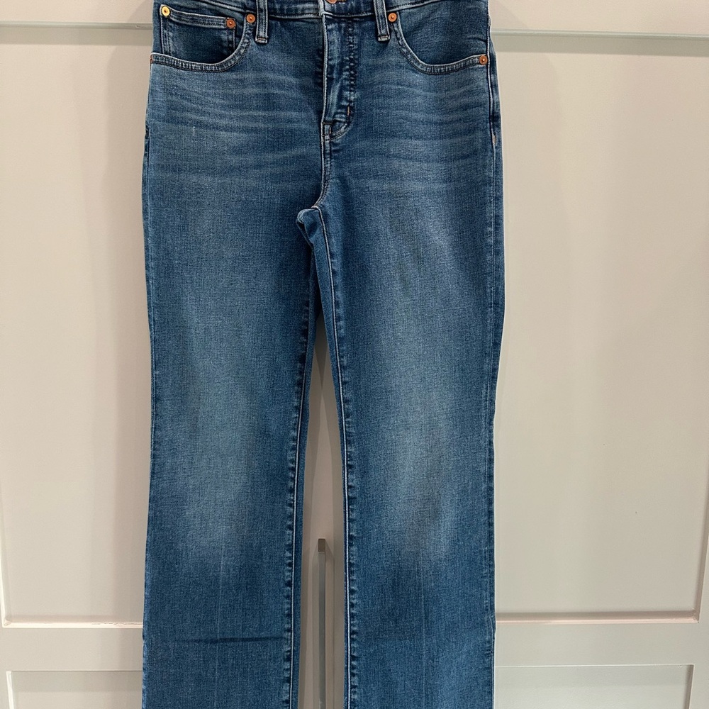 Madewell Blue Straight Leg Jeans